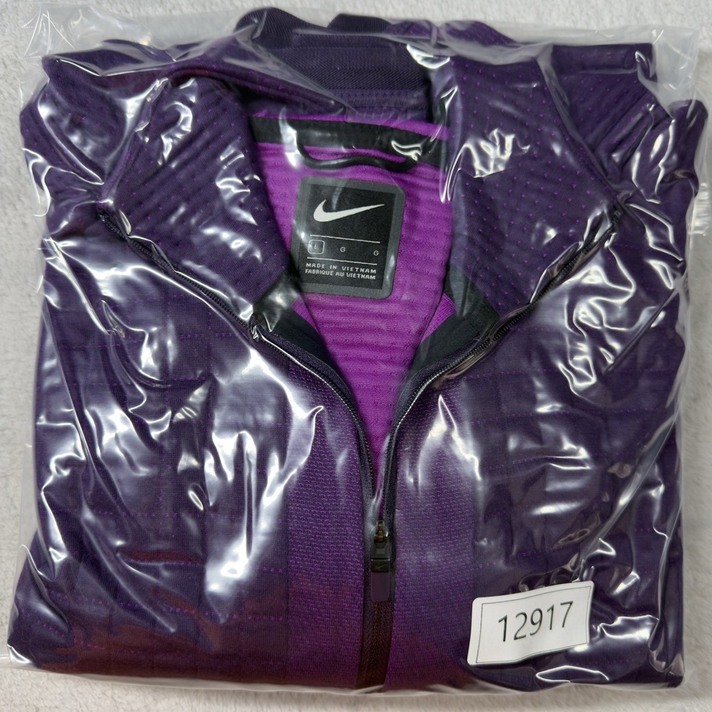 Nike City Ready Fleece Full-Zip Hoodie CI9432-525 Purple Women's L Workout - Picture 10 of 10